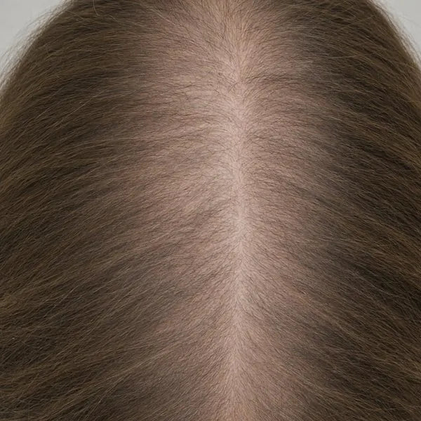 Close-up of a thinning parting