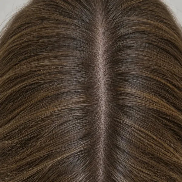 The same parting looking fuller